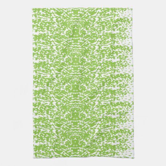 Grunge Lime Green Pattern - Summer Abstract Decor Geschirrtuch (Vertikal)