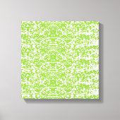 Grunge Lime Green Pattern - Summer Abstract Decor Leinwanddruck (Vorderseite)
