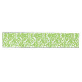 Grunge Lime Green Pattern - Summer Abstract Decor Mittelgroßer Tischläufer (Horizontal)