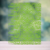 Grunge Lime Green Texture Acrylschild (Neutral)