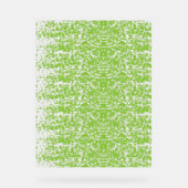 Grunge Lime Green Texture Acrylschild (Vorderseite)