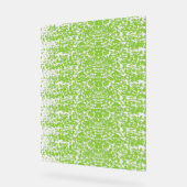 Grunge Lime Green Texture Acrylschild (Winkel)