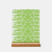 Grunge Lime Green Texture Acrylschild (Vorderseite)