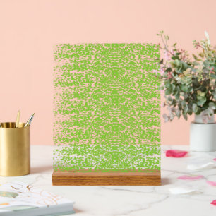 Grunge Lime Green Texture Acrylschild