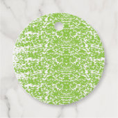 Grunge Lime Green Texture Geschenkanhänger (Vorderseite)