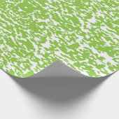 Grunge Lime Green Texture Geschenkpapier (Ecke)