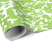 Grunge Lime Green Texture Geschenkpapier (Rolleneckpunkt)