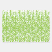 Grunge Lime Green Texture Geschenkpapier Set (Vorderseite 3)