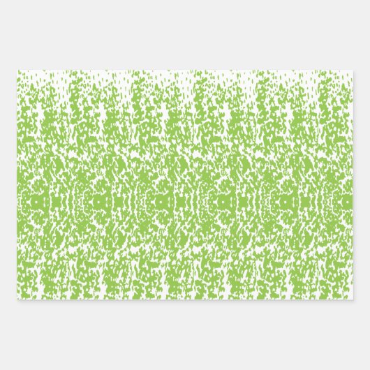 Grunge Lime Green Texture Geschenkpapier Set (Vorderseite 3)