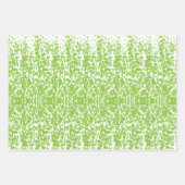 Grunge Lime Green Texture Geschenkpapier Set (Vorderseite)