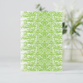 Grunge Lime Green Texture RSVP Karte (Stehend Vorderseite)