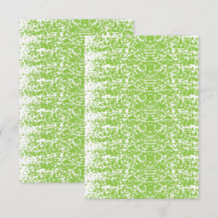 Grunge Lime Green Texture RSVP Karte