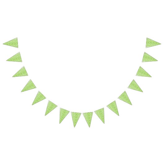 Grunge Lime Green Texture Wimpelkette (Alle)