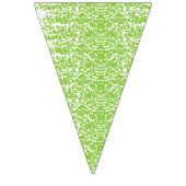 Grunge Lime Green Texture Wimpelkette (Zweite Fahne)