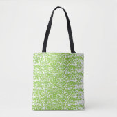 Grunge Limettengrün-Muster - Sommerliche abstrakte Tasche (Vorderseite)