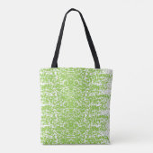 Grunge Limettengrün-Muster - Sommerliche abstrakte Tasche (Rückseite)