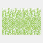 Grunge Limettengrün-Textur Geschenkpapier Set (Vorderseite 3)