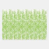 Grunge Limettengrün-Textur Geschenkpapier Set (Vorderseite)