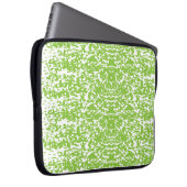 Grunge Limettengrün-Textur Laptopschutzhülle (Vorne Rechts)
