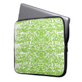 Grunge Limettengrün-Textur Laptopschutzhülle (Vorderseite Links)
