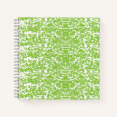 Grunge Limettengrün-Textur Notizblock (Vorderseite)