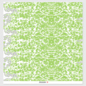 Grunge Limettengrüne Textur Aufkleber (Blatt)