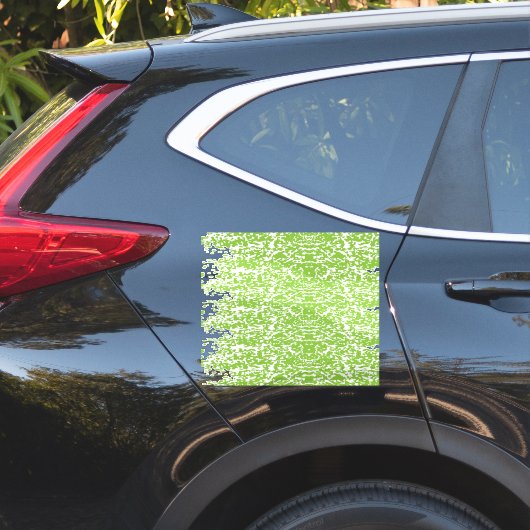 Grunge Limettengrüne Textur Aufkleber (Auto Seite)