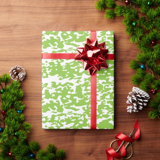 Grunge Limettengrüne Textur Geschenkpapier (Feiertagsgeschenk)