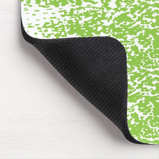 Grunge Limettengrüne Textur Mousepad (Ecke)