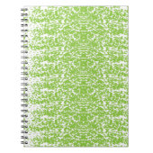 Grunge Limettengrüne Textur Notizblock (Vorderseite)