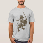 Grunge Lion King Men's Long Sleeve Raglan Shirt (Vorderseite)