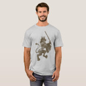 Grunge Lion King Men's Long Sleeve Raglan Shirt (Vorne ganz)