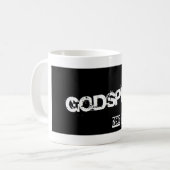 Grunge-Logo-Tasse Kaffeetasse (Vorderseite Links)