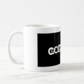 Grunge-Logo-Tasse Kaffeetasse (Links)