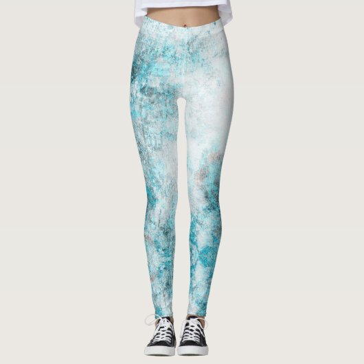 Grunge Love - Power Yoga Leggings (Vorderseite)