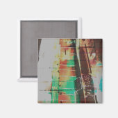 Grunge Magnet (Vorderseite/Rückseite)