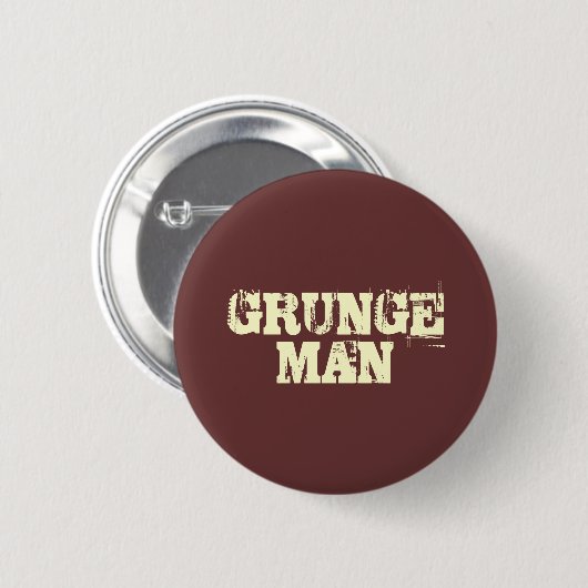Grunge Man Button (Vorne & Hinten)