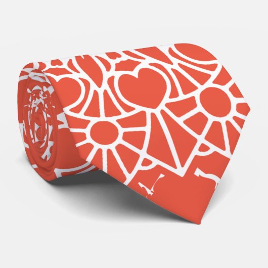 Grunge Mandalases Krawatte (Gerollt)