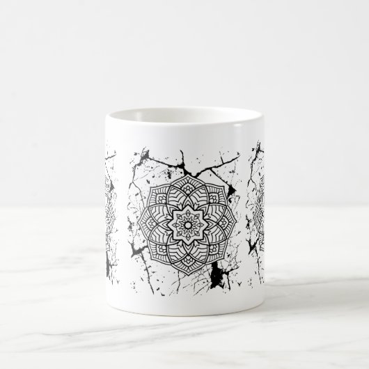 Grunge Mandalases Tasse (Mittel)