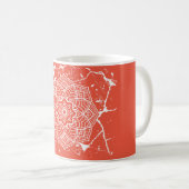 Grunge Mandalases Tasse (VorderseiteRechts)
