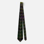 Grunge Mardi Gras Neck Tie Krawatte (Vorderseite)