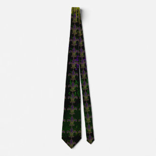 Grunge Mardi Gras Neck Tie Krawatte