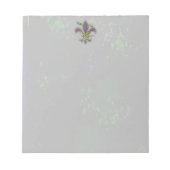 Grunge Mardi Gras Notizblock (Vorderseite)