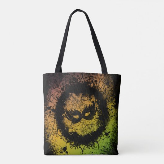 Grunge Mardi Gras Tasche (Rückseite)