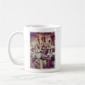 Grunge Merry-Go-Round-Goat Kaffeetasse (Links)
