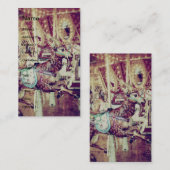 Grunge Merry-Go-Round-Goat Visitenkarte (Vorne/Hinten)