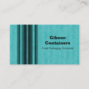 Grunge Metal Business Card, Aquamarin Visitenkarte