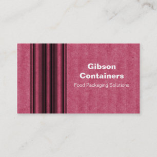 Grunge Metal Business Card, Burgund Visitenkarte