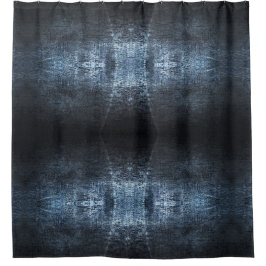 Grunge Metal Duschvorhang (Vorderseite)