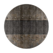 Grunge-Metal-Hintergrund Schneidebrett (Vorderseite)